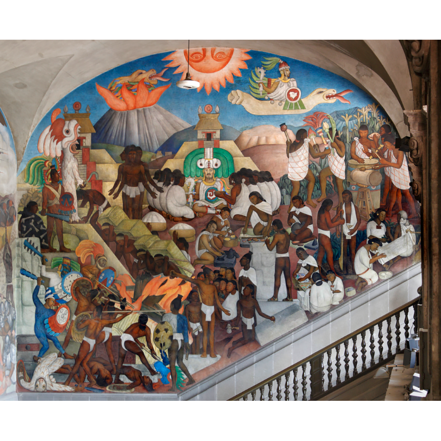 Mural Historia de México, Diego Rivera