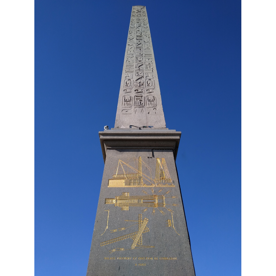 El obelisco de Luxor, París.