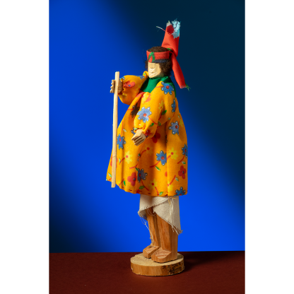 Muñeco de madera tarahumara
